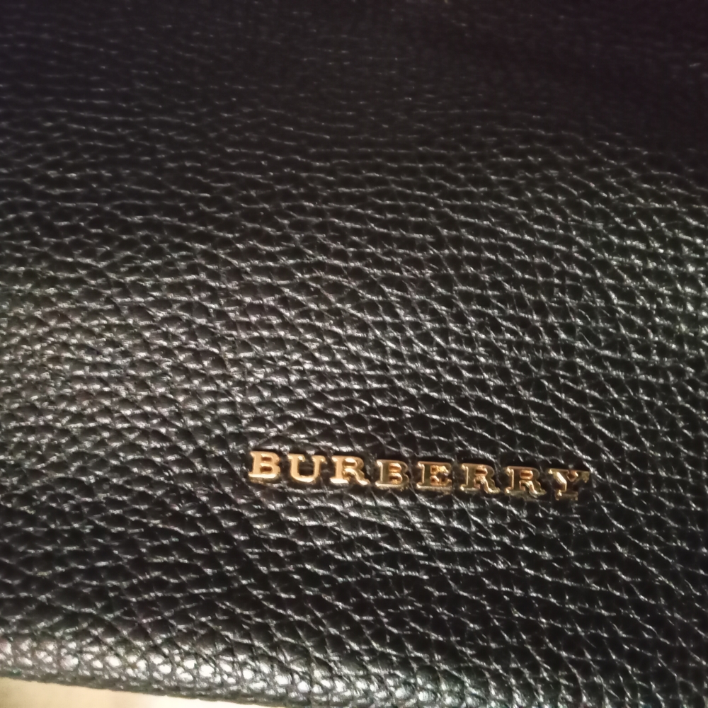 Burberry Black Leather Bag